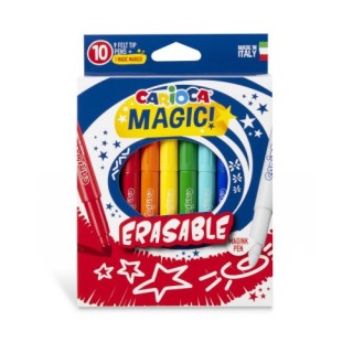 caja 10 rotuladores magicos borrables carioca 43182