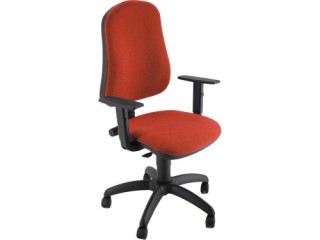 silla operativa volga simpel roja reposabrazos ajustables unisit sicp/brf/er