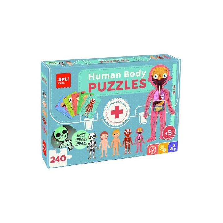 puzzle educativo cuerpo humano apli 19438