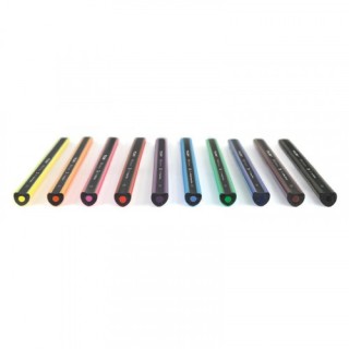 caja de 10 lapices de colores ergo + 1 afilalapices milan 07229110