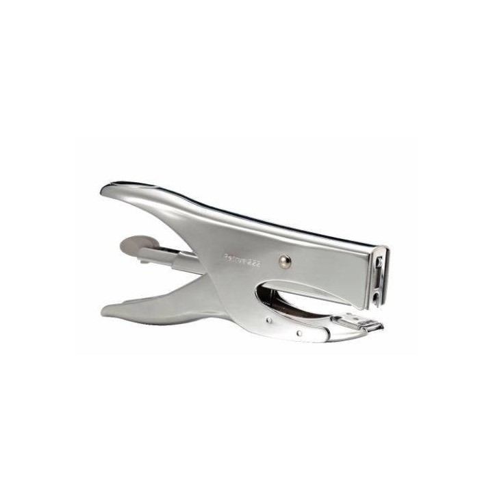 grapadora tenaza metalica modelo 222 color gris petrus 44733
