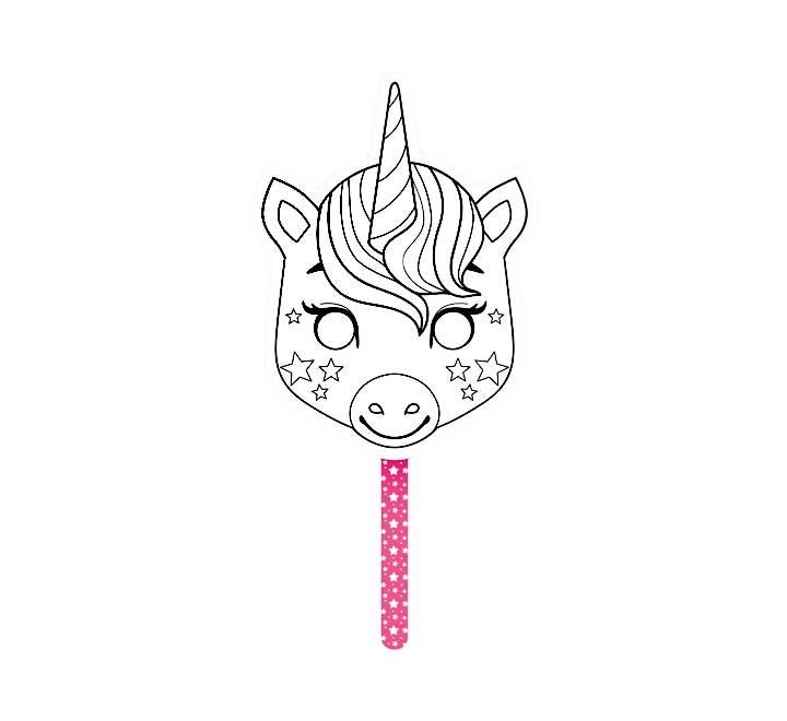 mascara clf colorear c/palo graffy stick unicornio