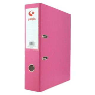 archivador palanca 65 color rosa a4 lomo ancho 290x320x75 grafoplas 17269554