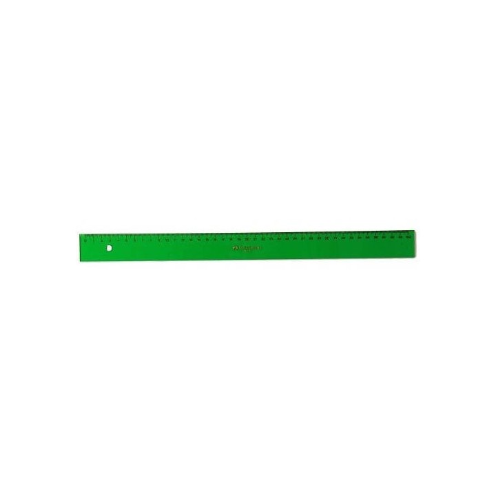 regla graduada 40cm verde faber castell 814