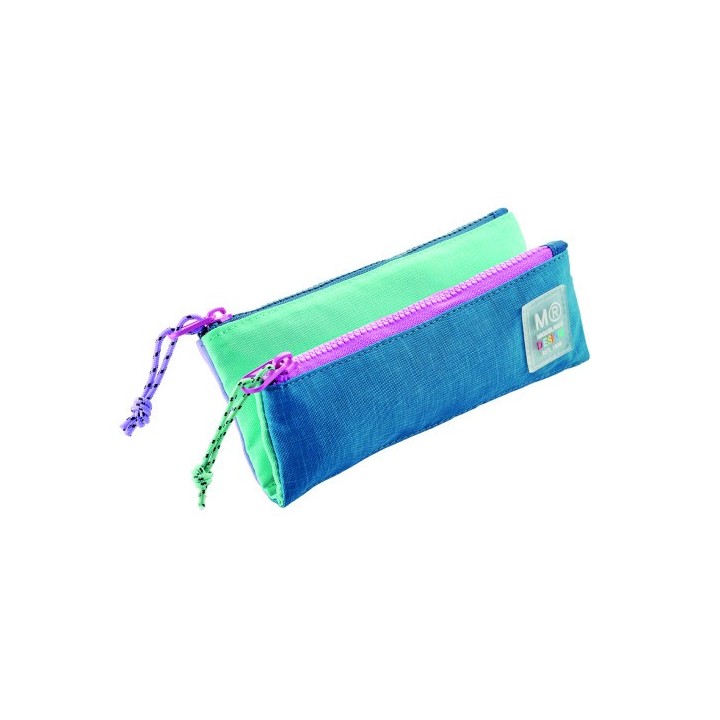 portatodos mini doble reciclado rider purple miquelrius mr19344