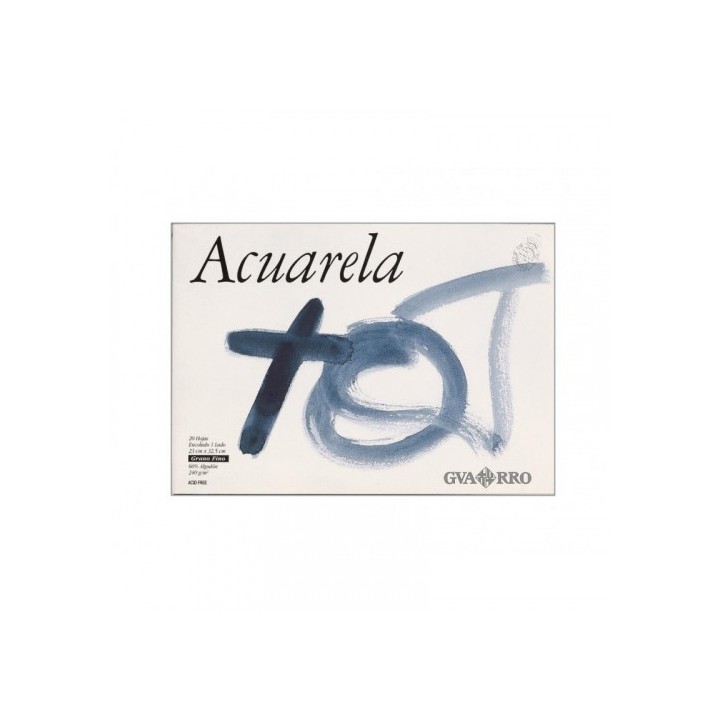 bloc 20 hojas acuarela 240g a3+ guarro canson c200400720