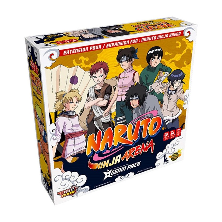 juegos juego de mesa naruto ninja arena genin pack edad recomendada 10 a?os (ingles)