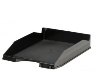 bandeja color negro plastico reciclado y reciclable faibo 93r2