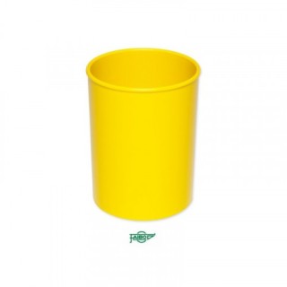 cubilete plastico color amarillo faibo 206-05