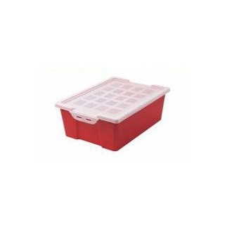 cubeta grande con tapa - rojo faibo 787-03