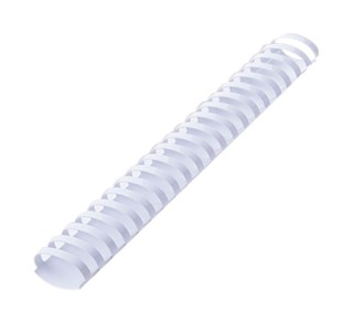 pack 50 canutillos fellowes plast. oval 38mm blan