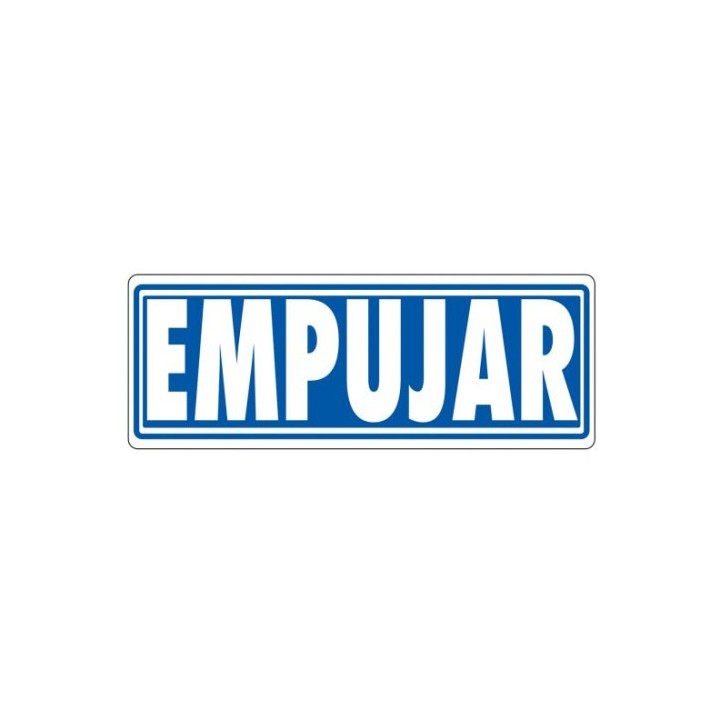 senal empujar 175x65 pvc gris archivo 2000 6177-04 gs