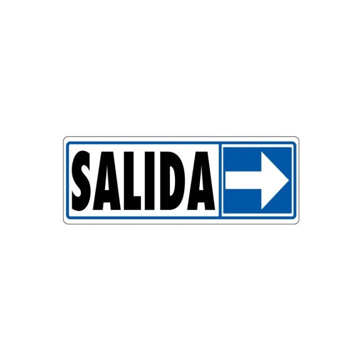 senal salida (derecha) 175x65 pvc gris archivo 2000 6177-06 gs
