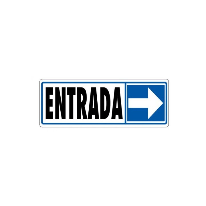 senal entrada (derecha) 175x65 pvc gris archivo 2000 6177-09 gs