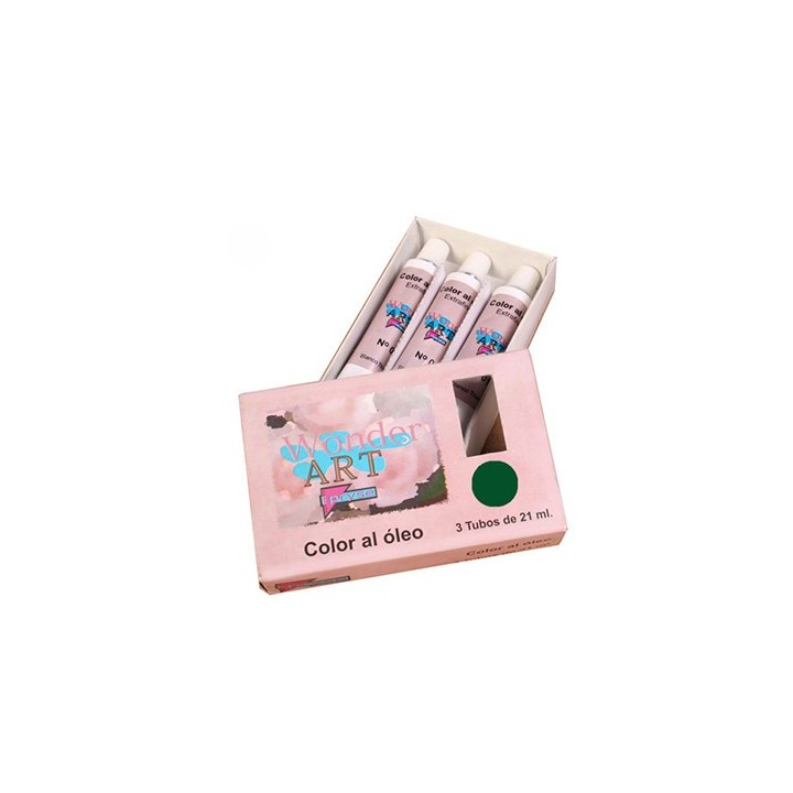 pryse 6250037 pintura al oleo 21 ml tubo verde