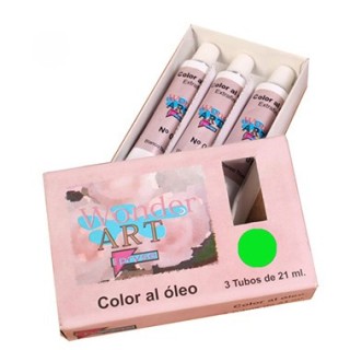 pryse 6250048 pintura al oleo 21 ml tubo verde