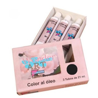 pryse 6250066 pintura al oleo 21 ml tubo negro