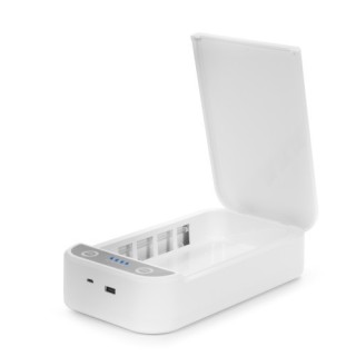 caja esterilizadora portatil con luz ultravioleta y aromaterapia. dam dmac0036