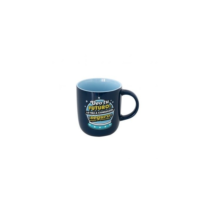 taza - veo  tu  futuro: lo vas a conseguir seguro mr.wonderful woa11290es