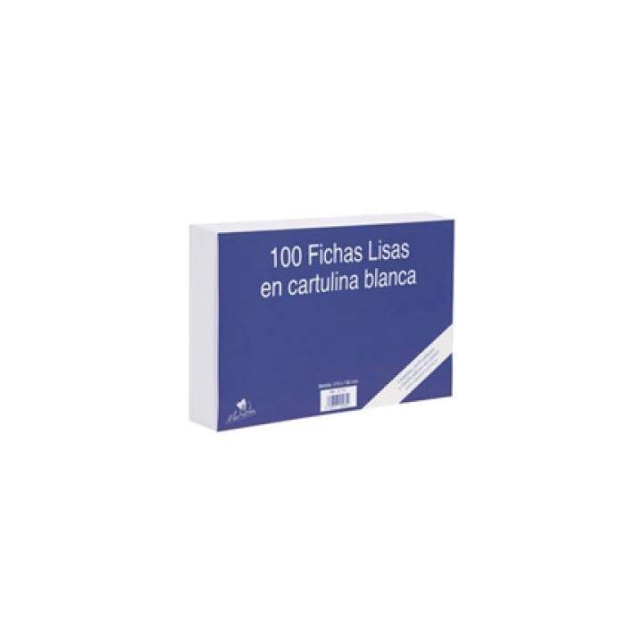 100 fichas de cartulina lisa  (150x100 mm) n.o 3 mariola 3113l