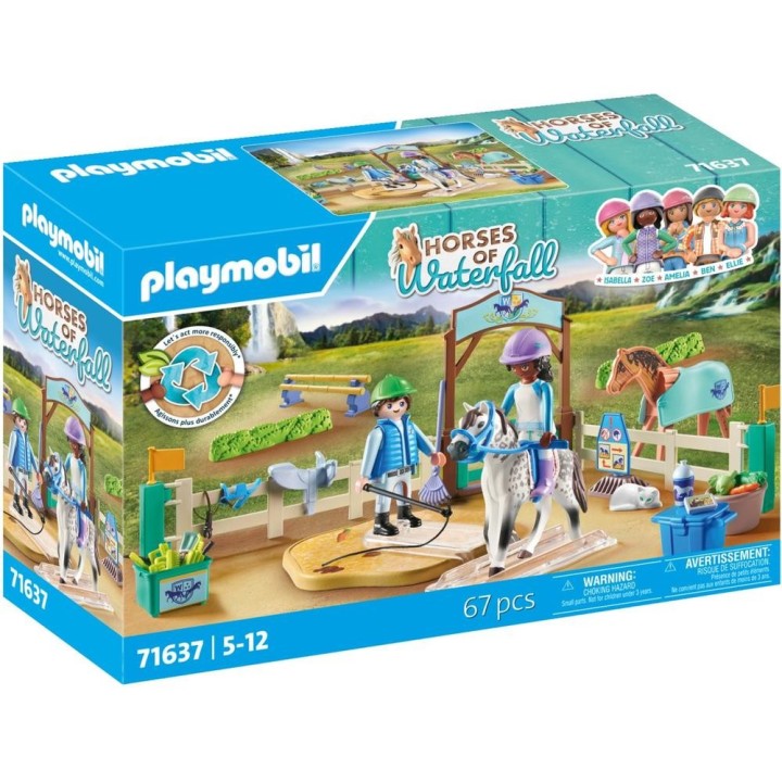 playmobil playmobil escuela moderna de equitaci?n