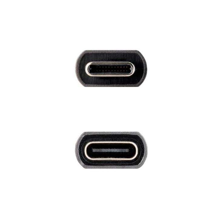 nanocable cable usb 3.2 gen2 usb-c m/h 1 m negro