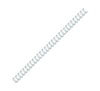 pack 100 wires fellowes met. 6mm plata