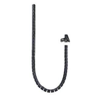 nanocable 10.36.0001-bk pasacables negro 2,5 cm