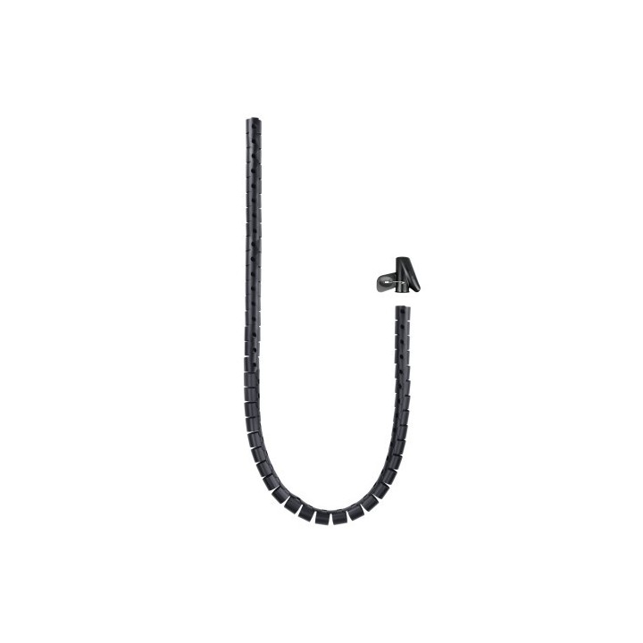 nanocable 10.36.0001-bk pasacables negro 2,5 cm