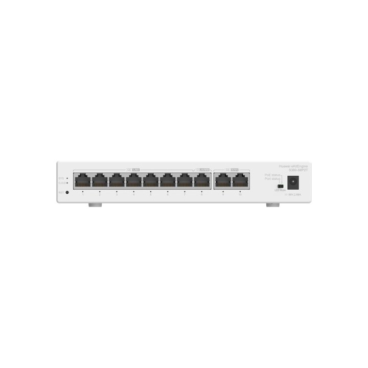 huawei huawei s380-s8p2t 2 ge wan, 8ge, lan ( poe, 124 w)