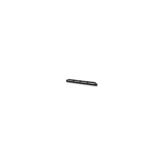 panel parcheo aisens 24 puertos rj45 cat.6 utp 19 1u dual idc negro