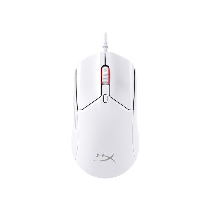 hyperx hyperx pulsefire haste 2: raton gaming (blanco)