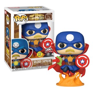 funko funko pop marvel infinity warps soldado supremo glow in the dark brillo en la oscuridad exclus