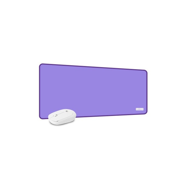 subblim subblim alfombrilla con raton harmony pack mousepad xl + wireless mouse purple