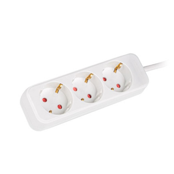 lanberg regleta lanberg 3 tomas schuko blanca 1.5m
