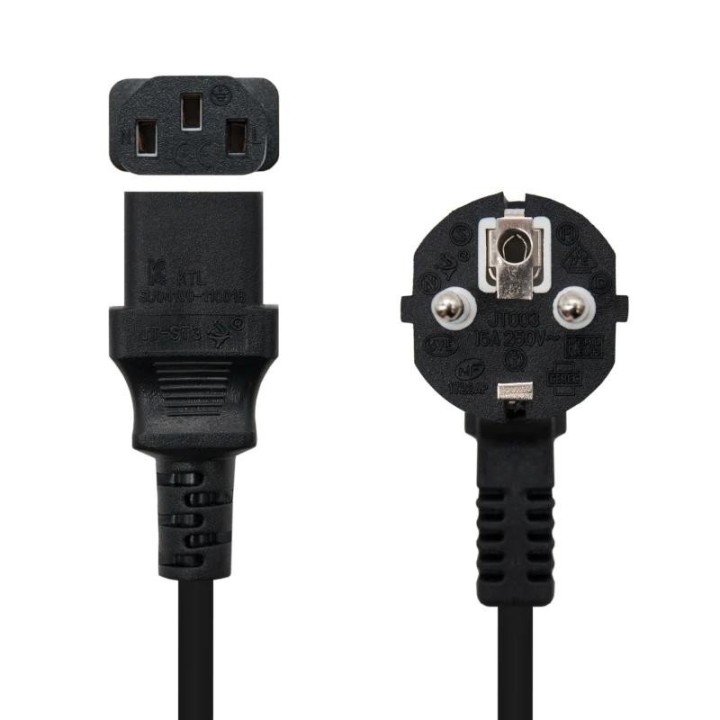 nanocable cable alimentacion cpu cee7-m-c13-h 2m