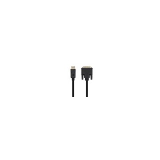 cable conversor aisens displayport a dvi dp/m-dvi/m negro 3.0m
