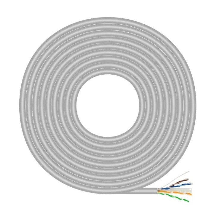 aisens cable rj45 cat.6 utp awg23 cca gris 100m