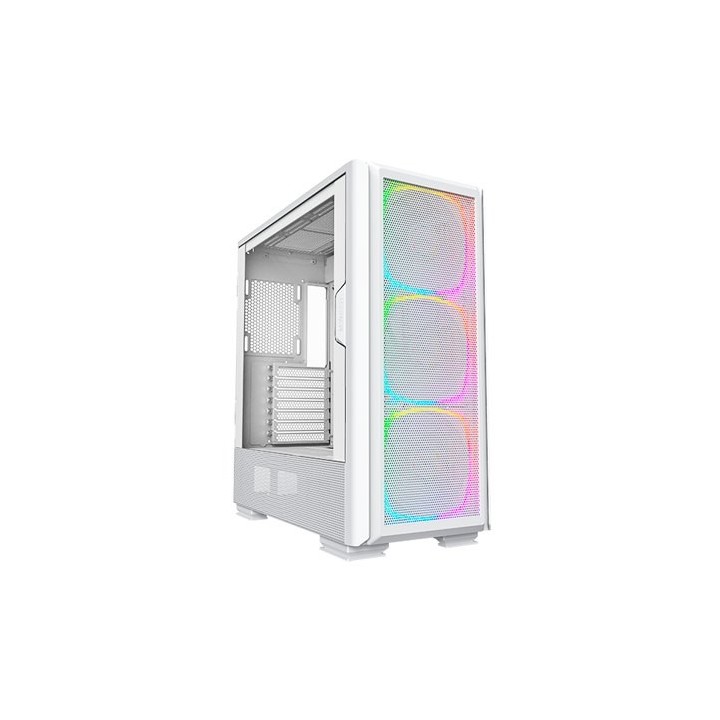 torre e-atx montech sky two gx white frontal malla 3 vent gpu max168mm vga max400mm