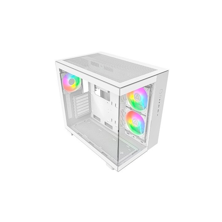 torre atx montech king 65 pro argb white atx vent argb hp140x2 hp120x1