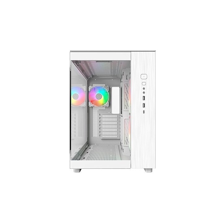 torre atx montech king 65 pro argb white atx vent argb hp140x2 hp120x1