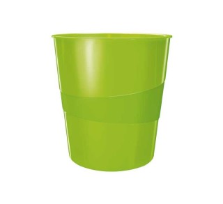 papelera leitz wow verde pino 15l 52781054