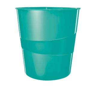 papelera leitz wow turquesa metalizado 15l 5278105