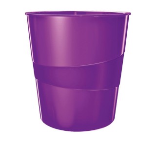 papelera leitz wow violeta metalizado 15l 52781062