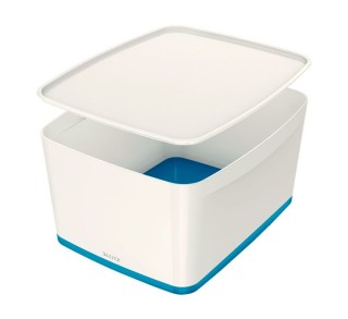 caja org. leitz mybox+tapa 18l 318x198x385 azul