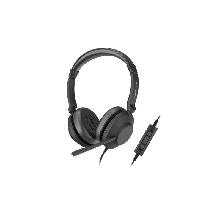auriculares axtel one uc stereo usb-a microauricular uc binaural usb-a
