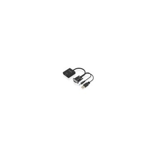 cable conversor aisens svga/m+jack 3.5/m+usb-a/m a hdmi a/h 20cm