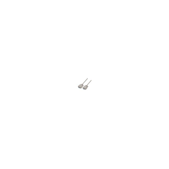 cable aisens serie rs232 db9/h-db9/h beige 1.8m