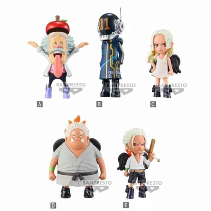 banpresto figura banpresto one piece world collectable egg head 4 1 de 7cm unidad aleatoria