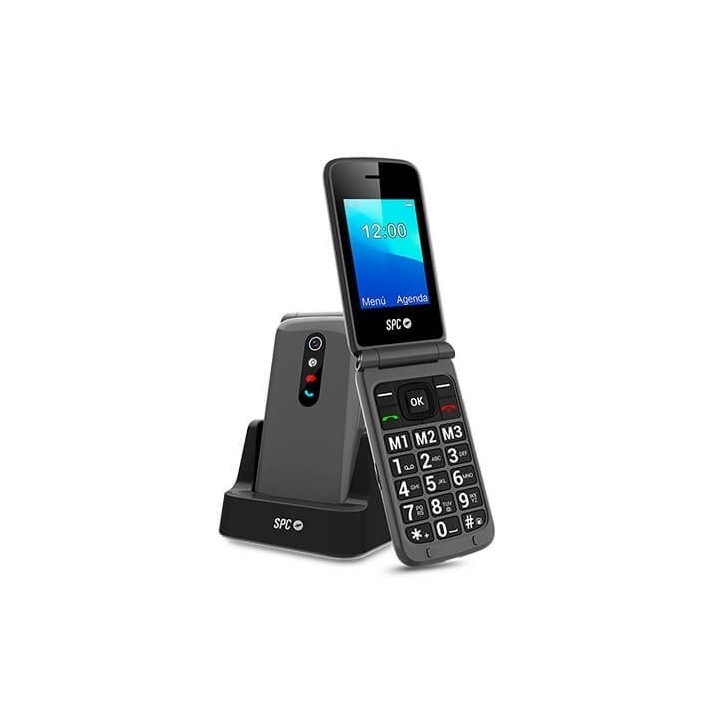 spc telefono movil spc stella 2 titanium tipo tapa - dual sim -  2.4pulgadas -  radio -  bluetooth -